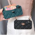 thumbnail image 2 of Wallet Case Compatible with iPhone, Pretty Luxury Bag Design, Purse Flip Card Pouch Cover Soft Silicone Case with Hand Holder Long Shoulder Strap(Dark Green,iPhone 11 Pro), 2 of 7
