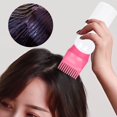 thumbnail image 2 of Milaget 120ml Comb Bottle Hair Coloring Dyeing Dispensing Container with Graduated Scale Pink, 2 of 9