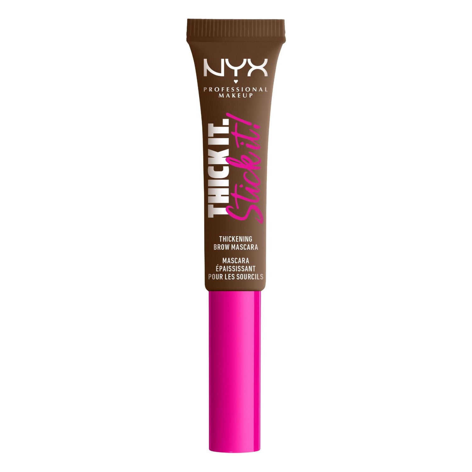 NYX Professional Makeup, Thick it stick it, Brow mascara, 16HR wear, Vegan Formula - Taupe