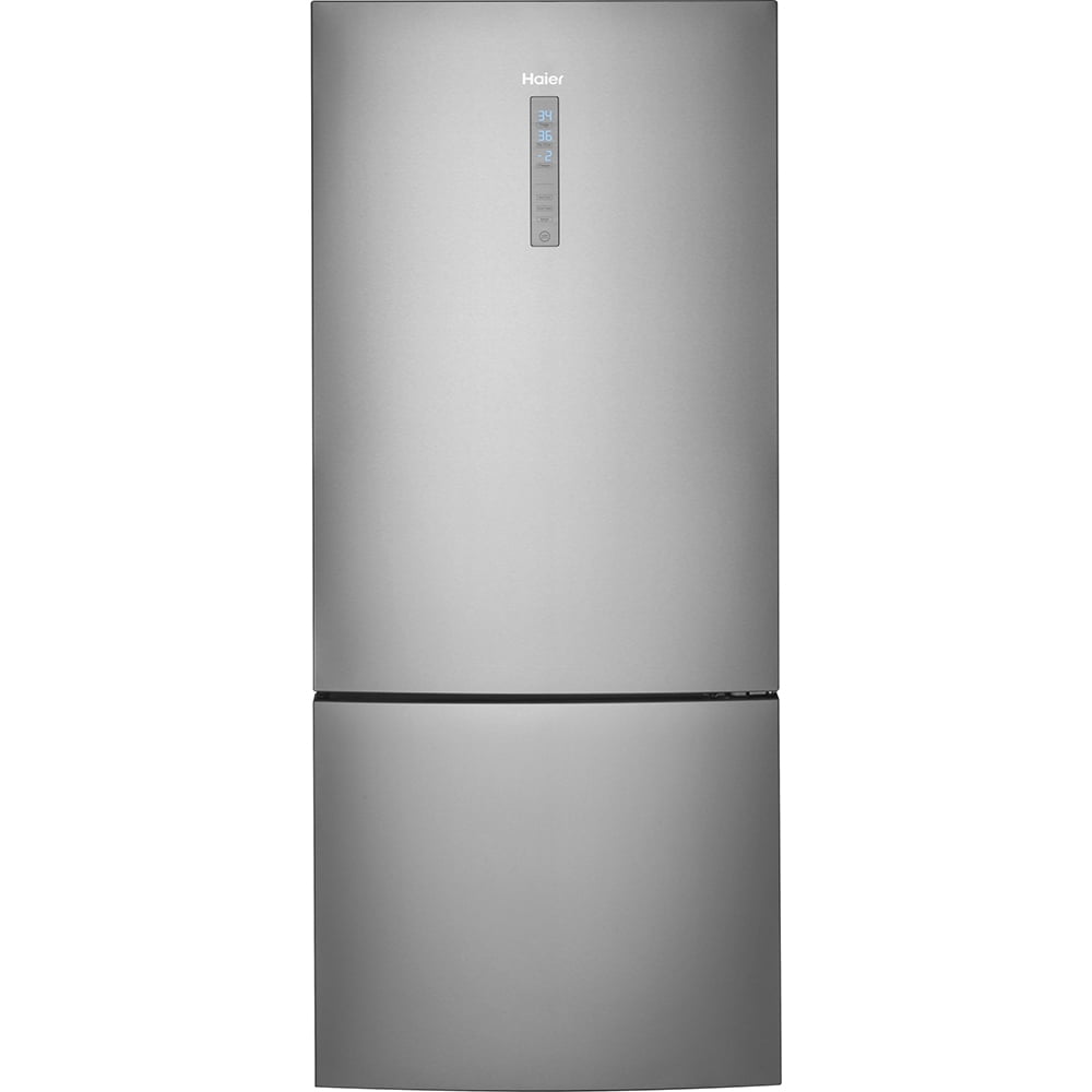 Haier Réfrigérateur à Montant Inférieur de 15 pi³ avec Porte Battante en Acier Inoxydable HRB15N3BGS