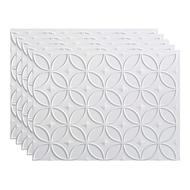 FASADE PB6100 Backsplash Panel 18" x 24" Rings Gl,PK5