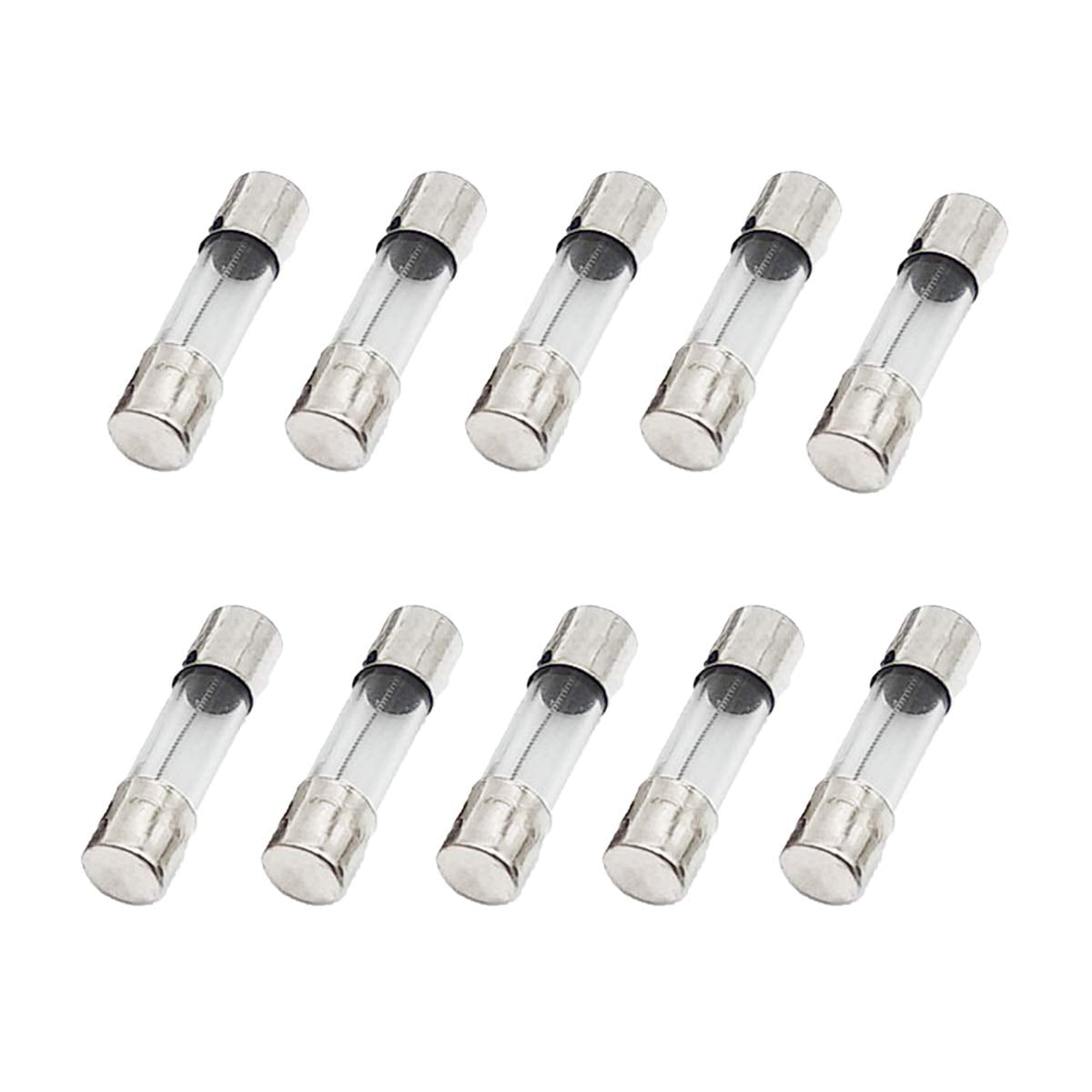 10Pcs 5x20mm T1AL250V 1A Slow Blow Fuse 250V Glass Tube Fuse Slow