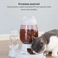thumbnail image 3 of keepw Automatic Feeder Pet Supplies Drinking Bowl Food Dispenser Workmanship Compact Size Multipurpose Cat Feeding Tool Gray, 3 of 6