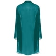 thumbnail image 2 of Loodgao Hauts d'Été pour Femmes Courts Boléros Kimono Cardigans Vestes Boléro en Mousseline Couvre-Robe de Soirée Vert P, 2 of 5