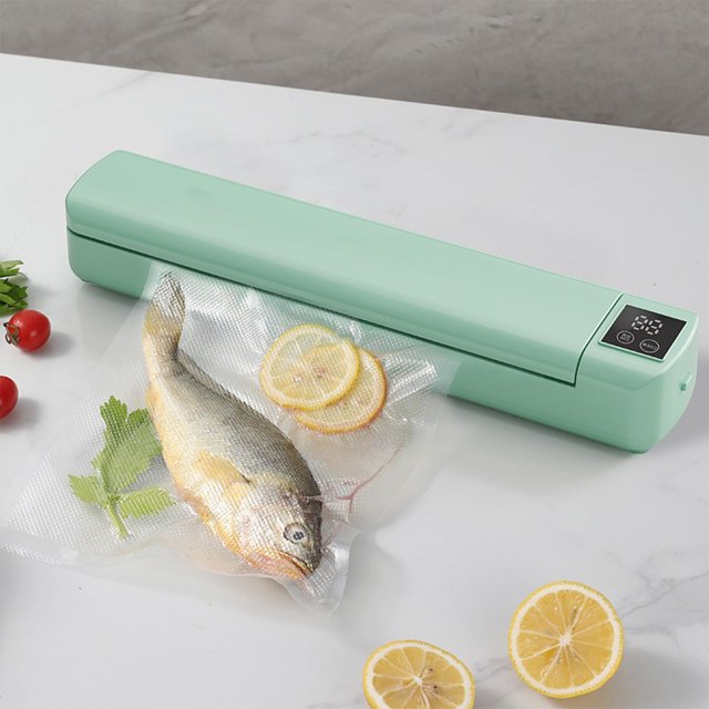 TIMIFIS Kitchen Gadgets Vacuum Sealer Food Protector Vacuum Sealer Machine Automatic Food Vacuum Sealer for Food Preservation Sealing Packing System for Fresh Food and Food Storage