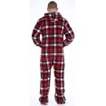 thumbnail image 2 of Men’s Fleece Hooded Footed Onesie Pajamas, 2 of 4