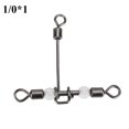 thumbnail image 1 of 10Pcs/set Durable T-shape Cross-line Fishing Swivels Connectors Accessories (1/0*1), 1 of 13