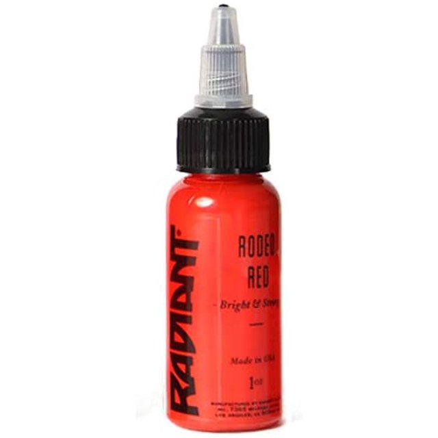 Radiant Colors Tattoo Ink - RODEO RED 1oz