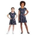 thumbnail image 3 of George Girls' Short-Sleeve Skater Dress, 3 of 6