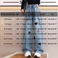 thumbnail image 3 of Girls' Straight Wide Leg Jeans | Comfy Stretch Denim Pants for Ages 5-15, 3 of 7