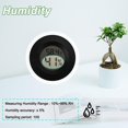 thumbnail image 4 of Mini Hygrometer Thermometer Digital Humidity Meter Indoor/Outdoor Humidity Monitor Reptile Thermometer for Greenhouse Garden Cella, 4 of 7
