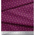thumbnail image 2 of Soimoi Rayon Fabric Swirl,Triangle & Floral Artistic Decor Fabric Printed Yard 56 Inch Wide, 2 of 3
