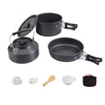 thumbnail image 4 of Bgsha Ensemble de Cuisson de Camping 2-3 Personnes Batterie de Cuisine Casseroles et Poêles pour la Randonnée, 4 of 7