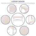 thumbnail image 3 of Afuera Living Table Basse Moderne en Osier pour Patio, Blanc, 3 of 7