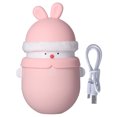 thumbnail image 1 of 6000mAh 2 In 1 Reusable Hand Warmer Power Bank Mini Cute 2 Gears Adjustable Portable Rechargeable HeaterRabbit, 1 of 10