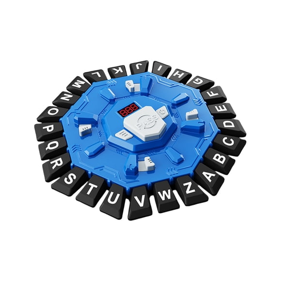 NAOJIE Word Game Family Board Game with Digital Display Timer and 2 Categories Modes Fun Fast-Paced 24-Letter Game(Blue),Tapple Game,Wavelength Board Game,Board Games