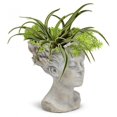 thumbnail image 3 of Set of 2 Woman With Blowing Hair Planter, 3 of 3