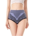 thumbnail image 2 of XZNGL Women Color Lace Edge High Waisted Shorts Shapewear Tummy Control Panties, 2 of 9