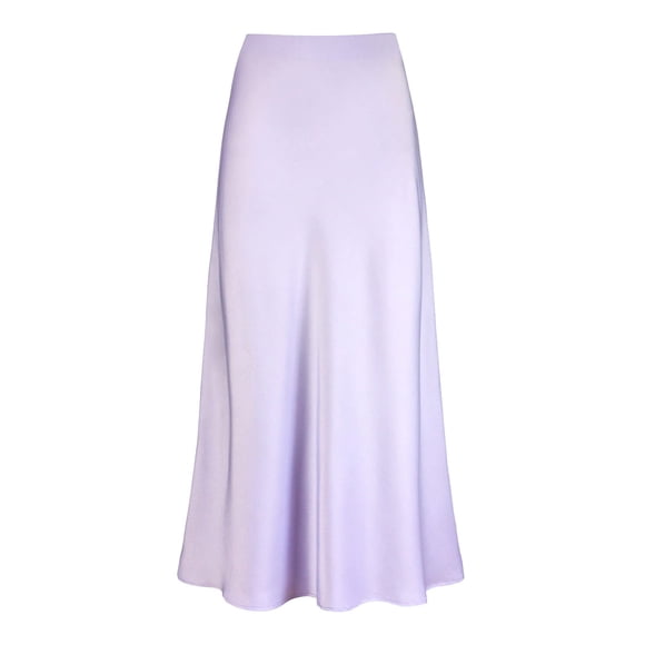 Wijhcboe 2025 Womens High Waist Skirt Plaid Skirt Solid Satin Dress Zipper Denim Skirt Elegant Skirt Plaid Mini Skirt Skirts for Women Long Length