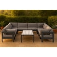 thumbnail image 2 of Meridian Furniture Nizuc Grey Outdoor Patio Modular Sectional, 2 of 8