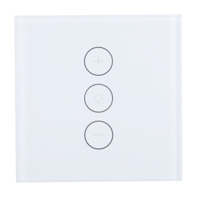 Smart Dimmer Switch, APP Remote Control Wifi 400W Voice Control Dimmer Switch For Household For TUYA White,Black