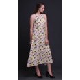 thumbnail image 3 of Bimba Robe de Soirée Dos Nu Géométrique pour Femmes Tenue de Plage Été-TP, 3 of 6