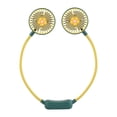 thumbnail image 3 of Sentmoon Portable Neck Fan Portable Fans Hanging Fan Cute Outdoor Portable Small Fan Big Wind Power Silent Walking Fan Camping Folding Fan USB Charging Multi-direction Adjustment Hanging, 3 of 7