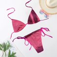 thumbnail image 4 of Maillots de Bain Femmes 2Pcs/Set Maillot de Bain Assorti Triangle Bas Attrayant Deux Pièces Bikini Ensemble, 4 of 5