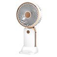 thumbnail image 1 of GROWTH TANK Handheld Portable Fan for Camping or Playing Sports Versatile Hand Held Personal white, 1 of 9