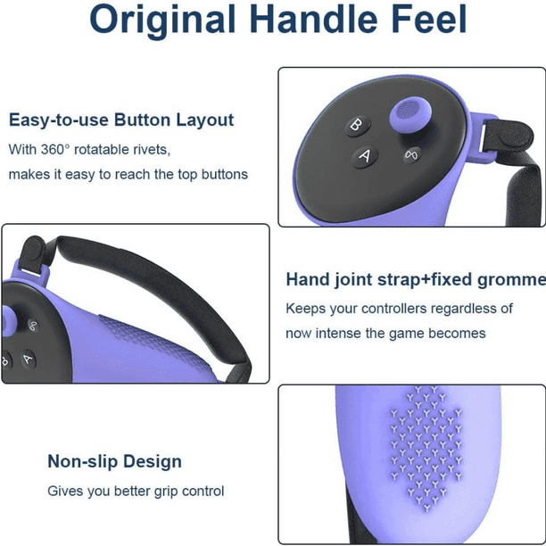 VR Accessories Set For Meta Quest 3, Includes 7 Pcs: Protective