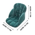 thumbnail image 3 of Blue Office Seat Cushion With Back Support Heating Warm Chair Pad For Long Sitting Comfort Lumbar Protection Blue Color, 3 of 5