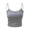 Grey, variant on Clearance Sale 2025 Bra Women's Vest Pure Color Tube Top Camisole With Chest Pad Top Women's Summer Inner Wear Anti Light Wrap Chest Vest Clearance Deals Overstock Items Clearance