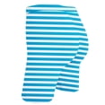 thumbnail image 4 of Plebaso Shorts pour Femmes 2025 Imprimé Rayé Shorts de Plage Taille Haute Mode Leggings Courts, 4 of 5