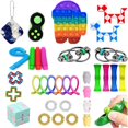 thumbnail image 3 of ITFABS 30Pcs Sensory Toys Set, Stress Relief Finger Training Dimple Games Kit, 3 of 9