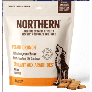 Northern Biscuit Peanut Crunch! Crunchy Dog Treats, 500-g bag