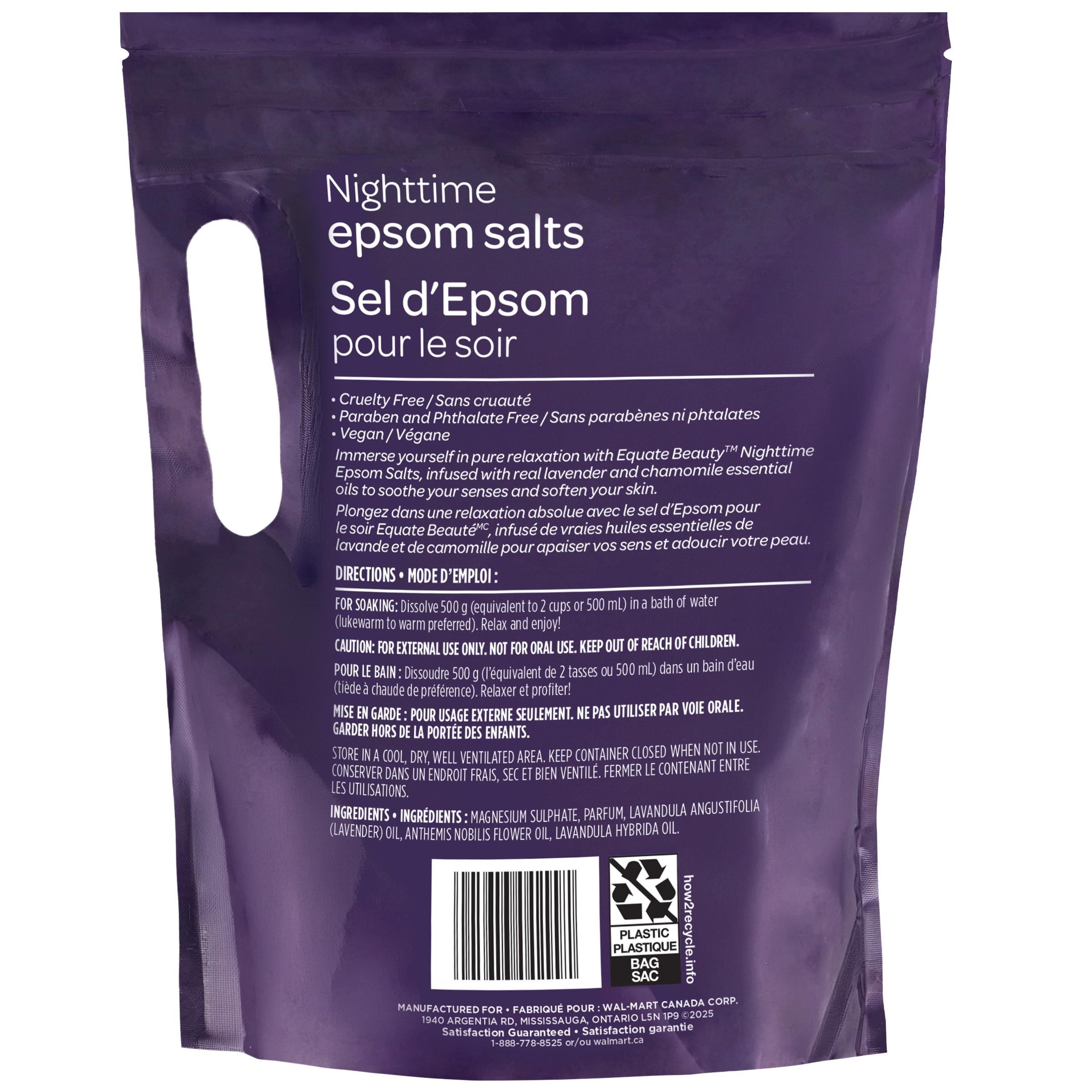Sel d’Epsom pour le soir Equate Beauté