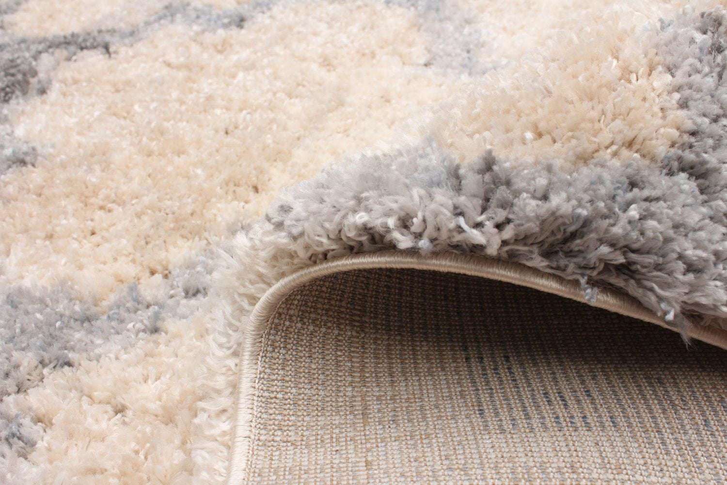 ECARPET Trellis Frise Moelleuse pour Chambre à Coucher