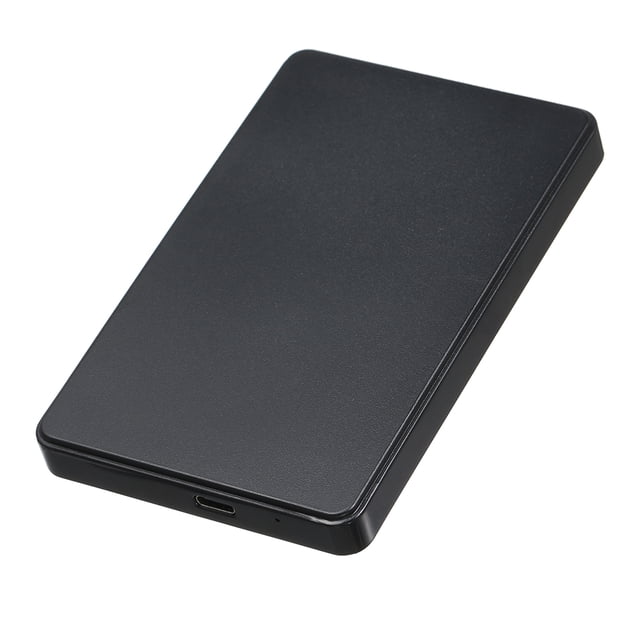 Graflsoa Boîtier SATA HDD/SSD USB 3.1 Type-C 2,5 Pouces - Installation Sans Outils, Boîtier ABS, Conception Compacte et Légère (Inclut Câble et Adaptateur)