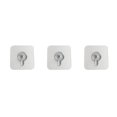 thumbnail image 2 of maskred 1/2/3/5 Screw Hanger Acrylic Wall Stick Holder Household Storage Screw Hook Seamless Rack 1pcs 3PCS, 2 of 6