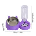 thumbnail image 4 of Sentmoon Timed Cat Feeder Feed the Cat Pet Feeders and Water Dispenser Removable Stainless Steel Bowl and Automatic Water Dispenser Pet Feeder and Waterer for Cats Dogs, 4 of 7