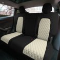 thumbnail image 2 of FH Group Waterproof Neoprene Custom Fit Rear Seat Covers for 2020-2025 Tesla Model Y Beige, 2 of 6