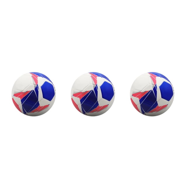 VONKY Teamwork Meets Fun Portable Soccer Ball For Competitive Play Durable PVC Football Goal Soccer Balls Ball Soccer blue No.5 3Set