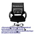 thumbnail image 2 of Aspire 12 Pcs Reserved Chair Bands 5 X 15 Inch, Reserved Chair Covers, Chair Signs for Church, 2 of 5