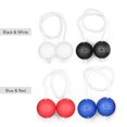 thumbnail image 2 of Graflsoa Ensemble de Bolas de Lancer d'Échelle d'Extérieur de Qualité Supérieure - Lot de 6 (3 Rouges et 3 Bleus) avec Corde en Nylon Lestée pour Jeux de Ballon Échelle, Fabriqué à Partir de Vraies Balles de Golf, Matériau PE Durable, 2 of 7