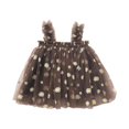 thumbnail image 4 of Birdeem Robe d'Été Adorable pour Bébé Filles Robe Douce Sans Manches à Bretelles Imprimé Fleurs Dentelle Robe d'Été, 4 of 12