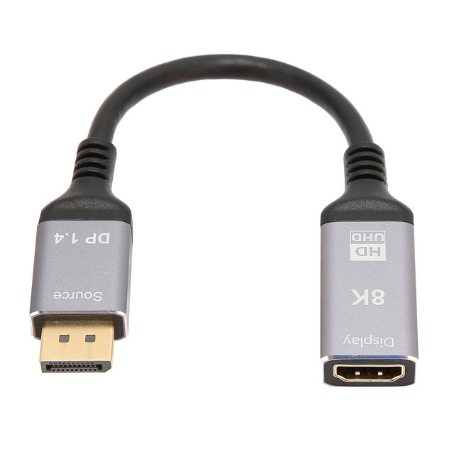 DP Mâle vers HD Interface Multimédia Câble Femelle, DisplayPort 1.4 vers HD P vers HD Interface Multimédia Câble Display Port vers HD Interface Multimédia Durabilité Éprouvée