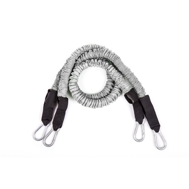 BodyBoss Resistance Bands - Custom Resistance Bands for Total Body Workouts (Silver)
