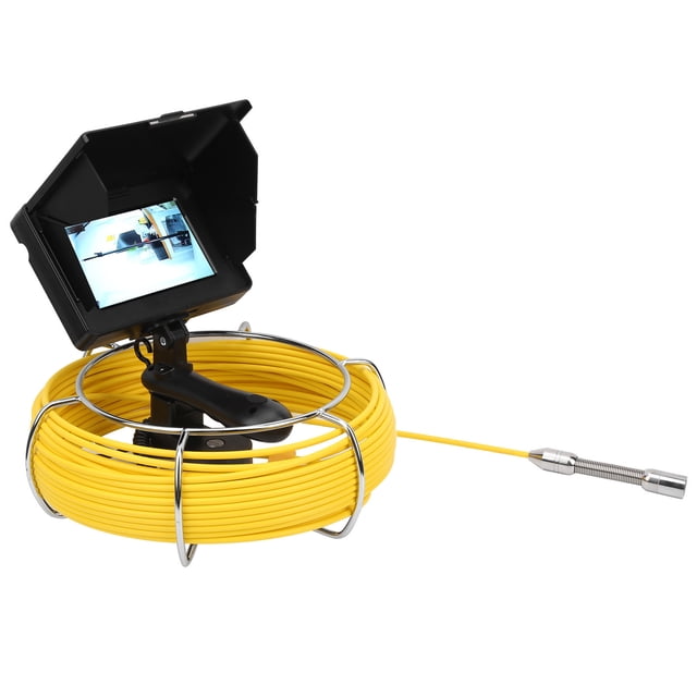 Industrial Pipe Inspection Camera IP68 Waterproof 5in 17mm With 8 LED Light For Sewer Endoscope Drain