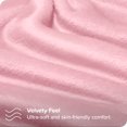 thumbnail image 2 of Bare Home Microplush Fleece Sheet Set - Ultra Soft - Deep Pocket - Queen, Light Pink, 2 of 7