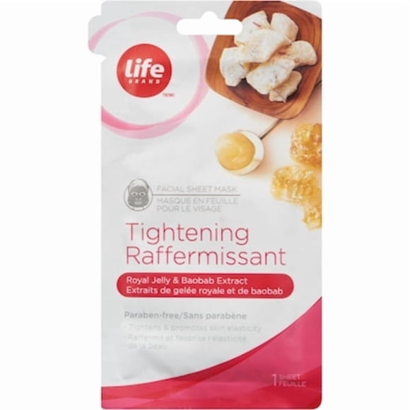 Life Brand Royal Jelly & Baobab Extract Tightening Facial Sheet Mask Sachet